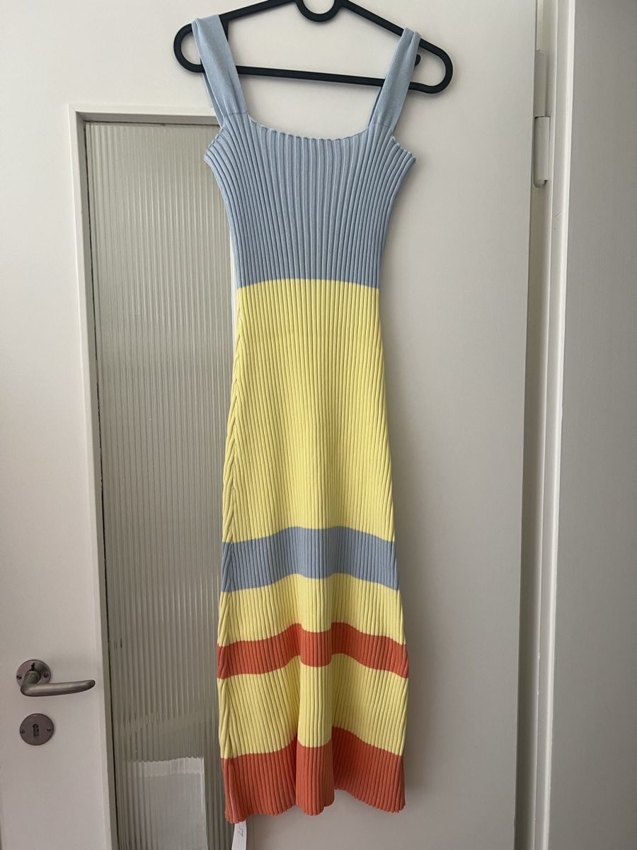 Vestiti: Strickkleid gestreift bunt – Usato da Zürich venduto da R1908