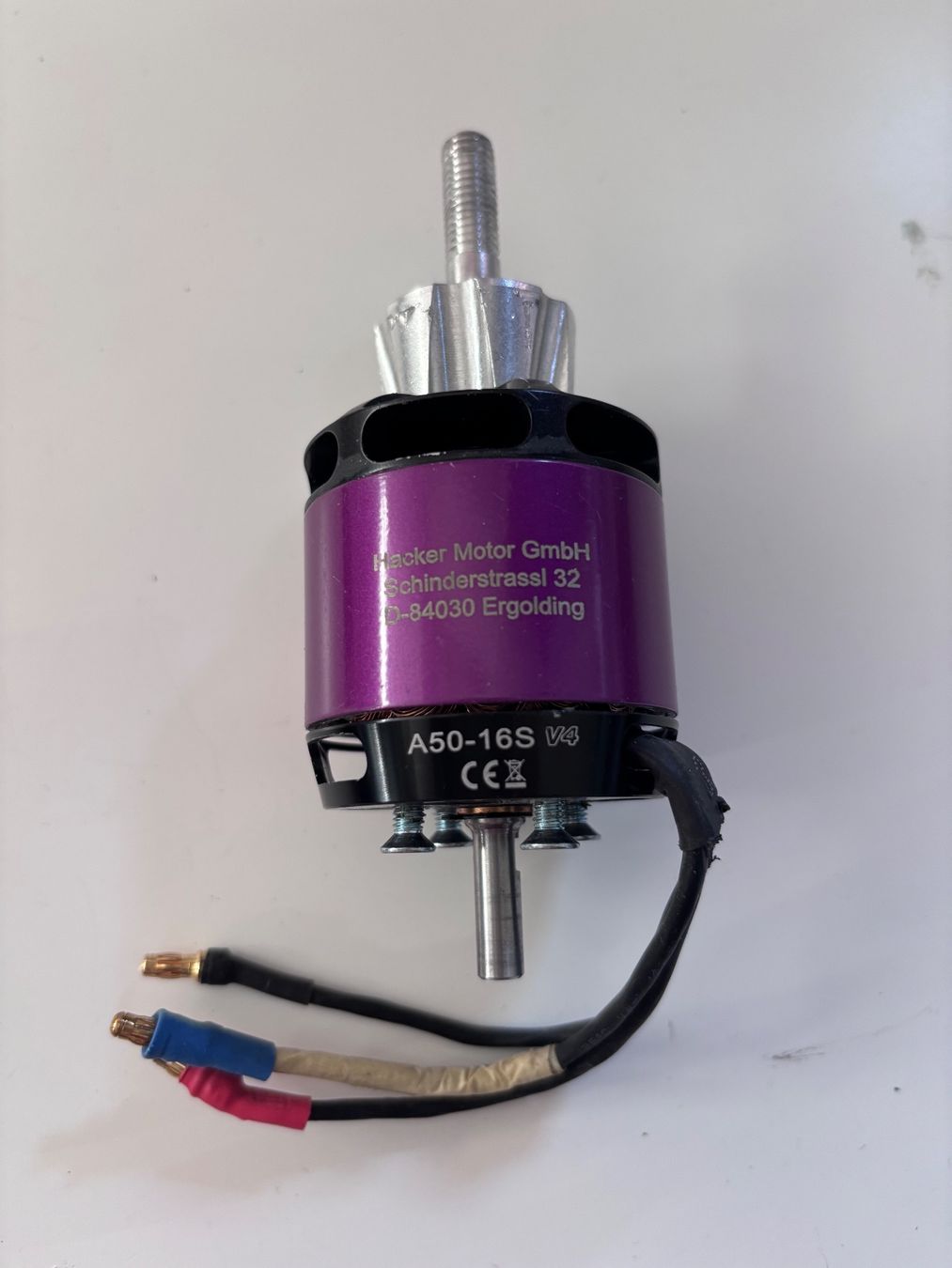 Hacker Motori: Moteur Hacker A50-16 S V4 kv365 – Usato da Genève venduto da Sabgoblin
