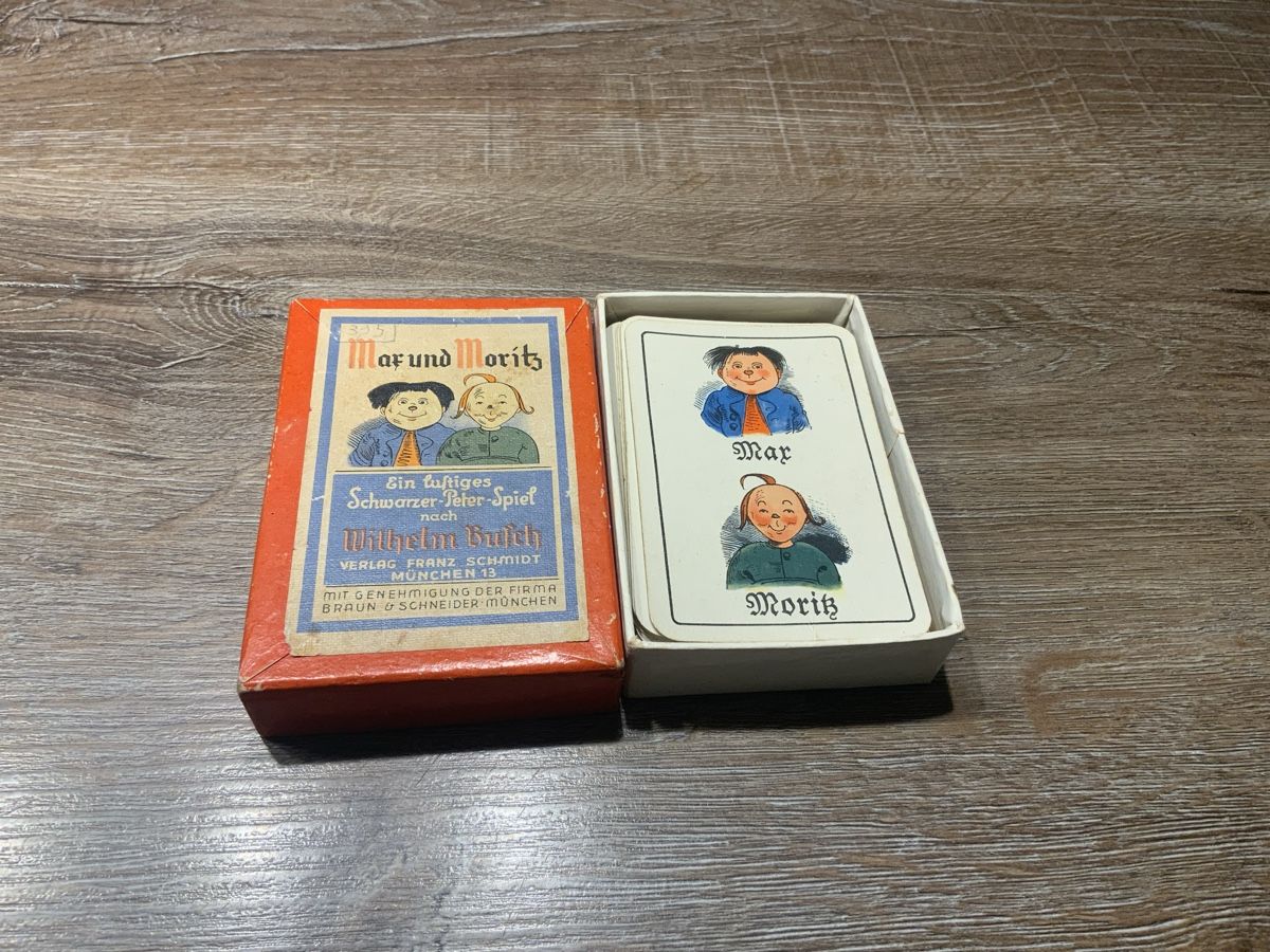 Giochi: Max und Moritz Schwarzer Peter Spiel Franz Schmidt – Usato da Willisau venduto da Minali
