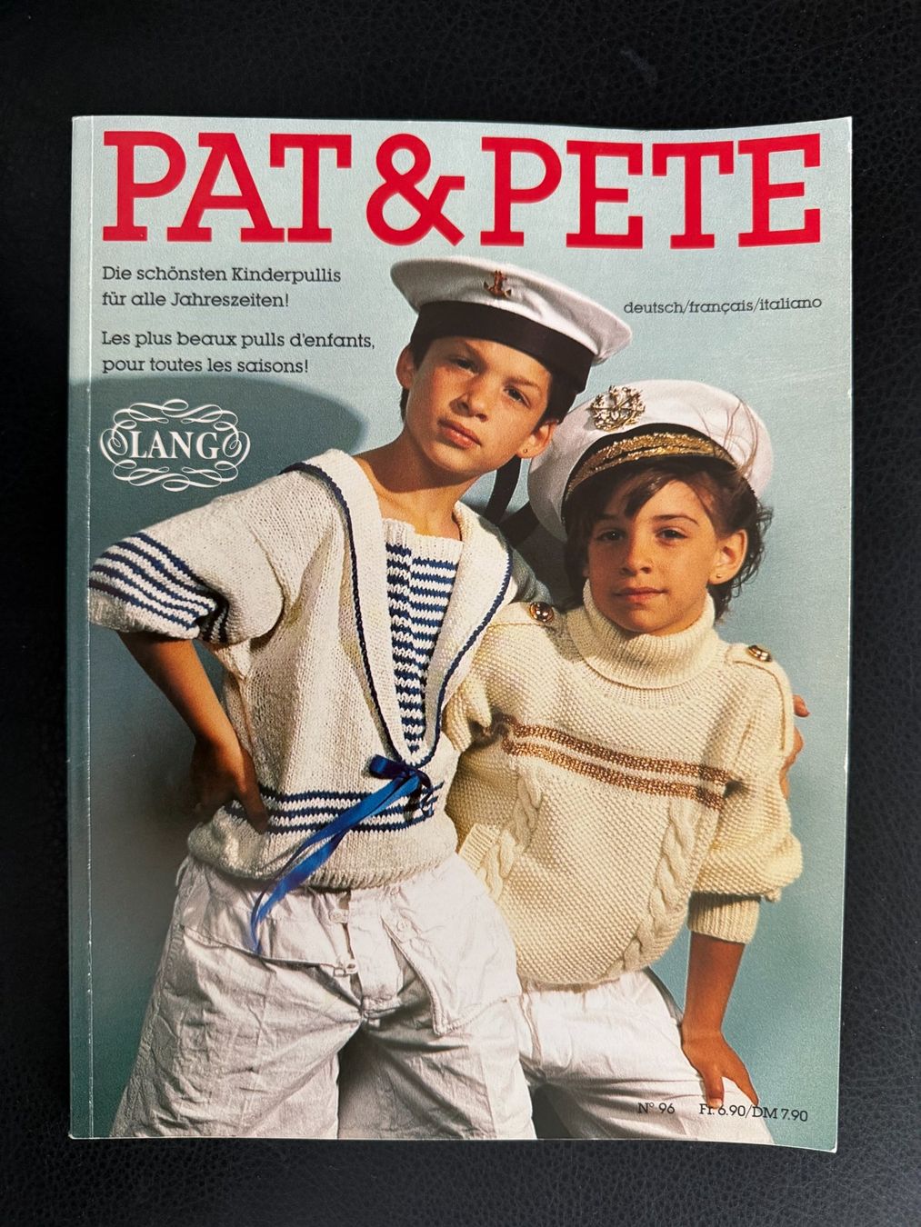 Riviste & Magazine: Vintage    PAT & PETE  Lang  Strickheft  Kinderpullis – Usato da Subingen venduto da ArtBead