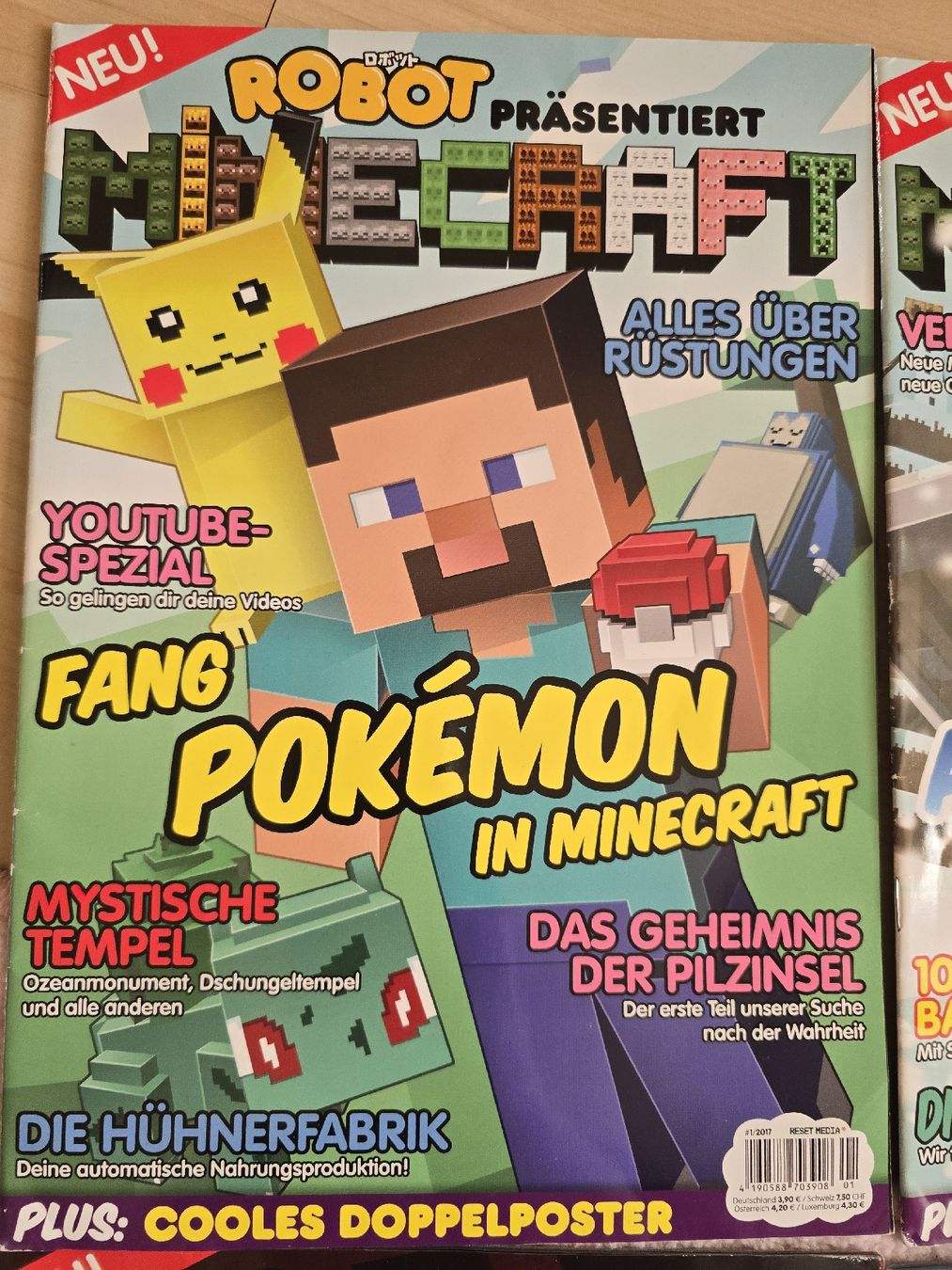Riviste & Magazine: Minecraft Hefte 2017 Erstausgaben! 1-7 – Nuovo (secondo la descrizione) da Büsserach venduto da sobis.trade 1