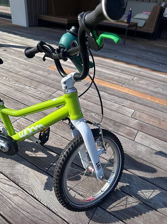 Velos: woom 2  14 Zoll  Lizard Lime – Gebraucht aus Amriswil von MyrMi 3