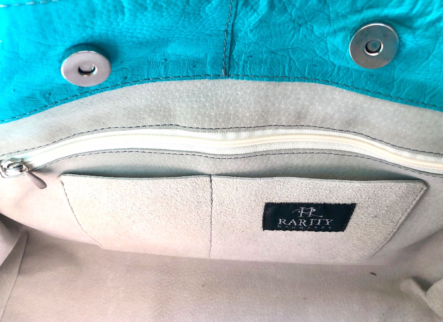Borse da donna: Original Straussenledertasche aus Südafrika – Nuovo e nell'imballaggio originale da Ebmatingen venduto da Puma_1 5