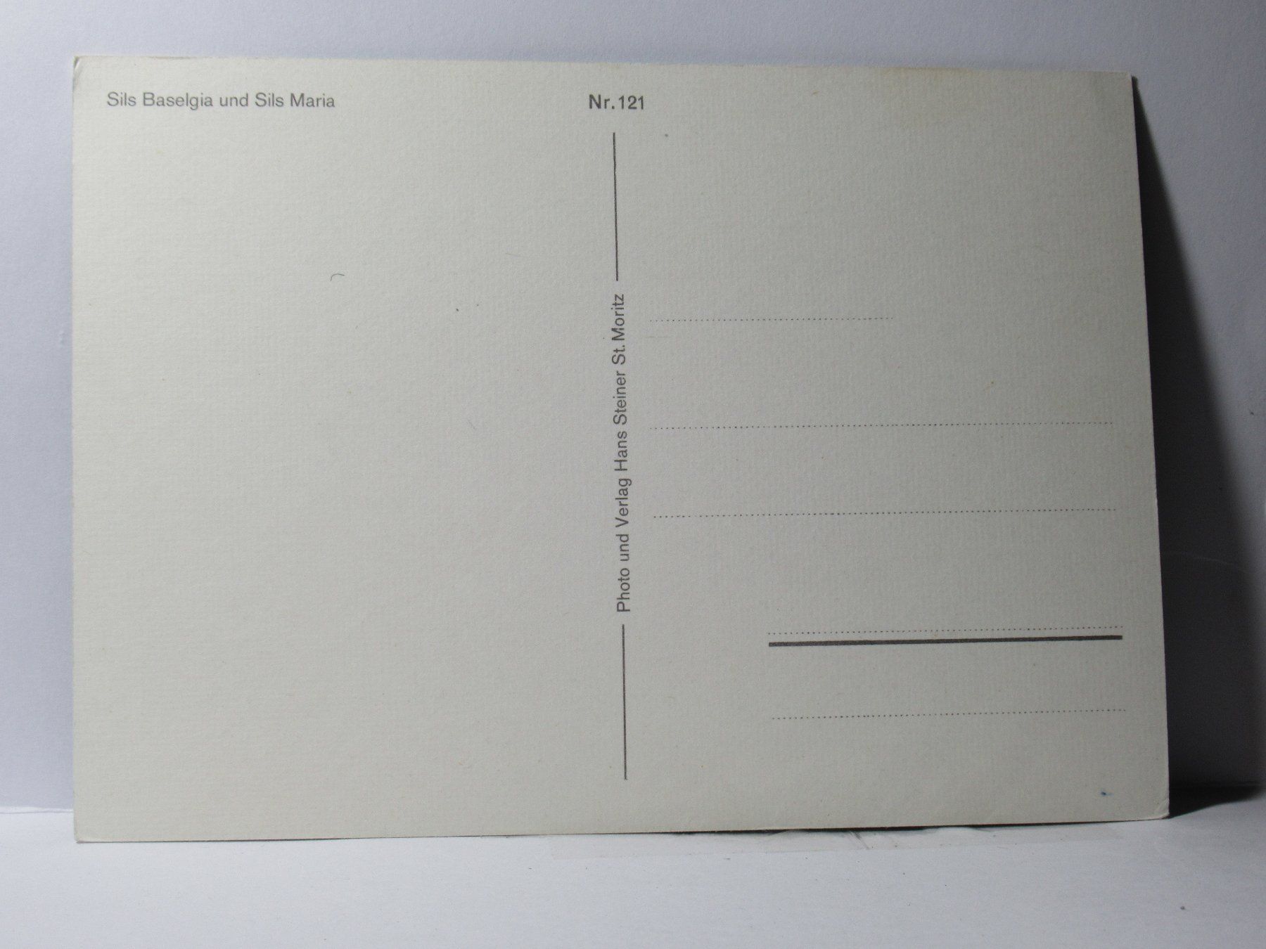 Cartoline postali: AK  Sils Baselgia und Sils Maria – Nuovo (secondo la descrizione) da Grenchen venduto da  1