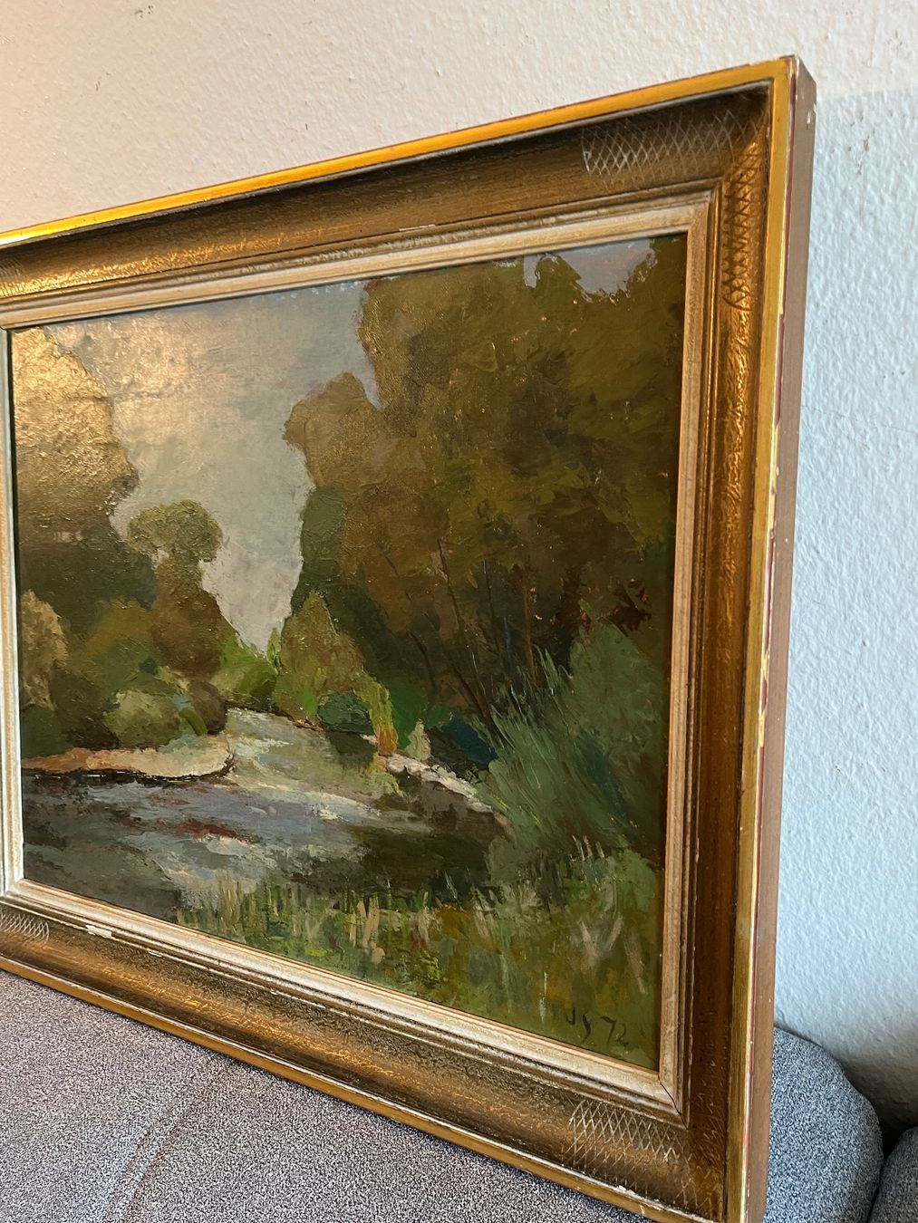 Dipinti: JS 1972 Landschaftbild Original Gemälde – Usato da Basel venduto da PAUL_ART 4