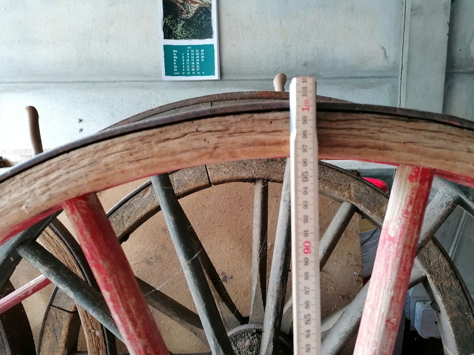 Tutte le decorazioni: Kutschenräder Holz Metall – Usato da Trubschachen venduto da Nevs81