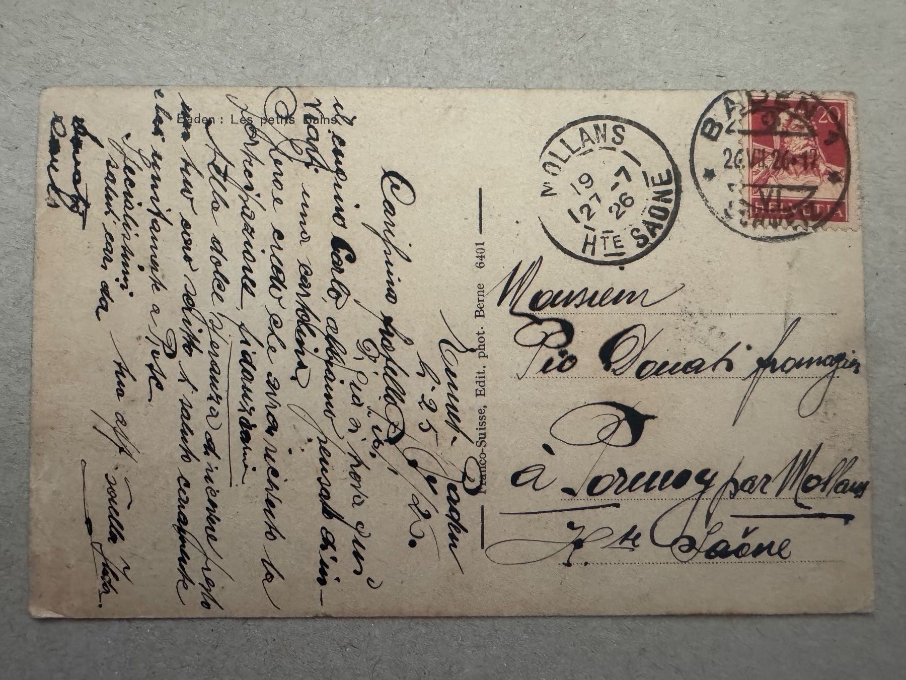 Cartoline postali: ENNETBADEN - Kleine Bäder - Ansichtskarte – Usato da Tegerfelden venduto da siebenmacky 1