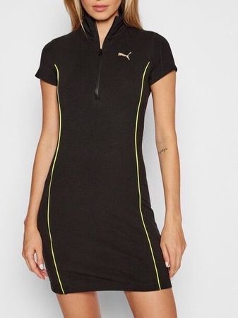 PUMA EVIDE BODYCON DRESS Kleid Damen, L
