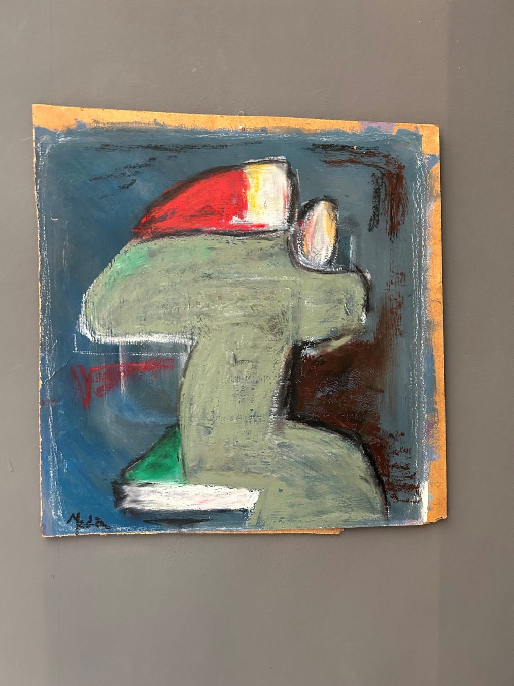 Dipinti: Abstrakte Kunst - Originelles Gemälde, handsigniert! – Nuovo (secondo la descrizione) da Luzern venduto da gil_9jtr