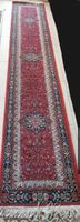 Orientteppich Läufer rot 58 x 343 cm Wolle, Türkei, Vintage 