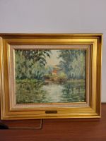 🟩 ROGER GRIBOVAL (1908-2006) 'Paysage à Pont de l’Arche'