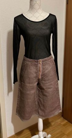 Damen Leinen Kurze Hose Gr.27