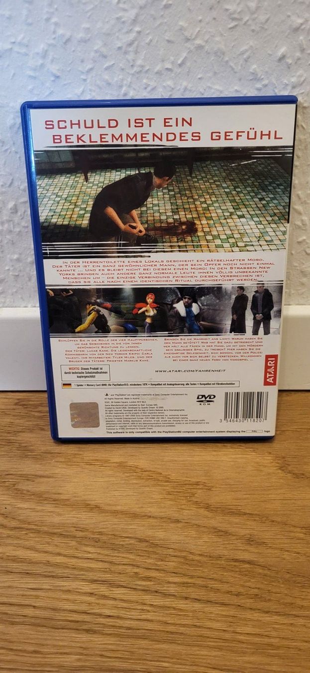 Sony Giochi: PS2 - Farenheit – Usato da Münsingen venduto da Heroism2010 1