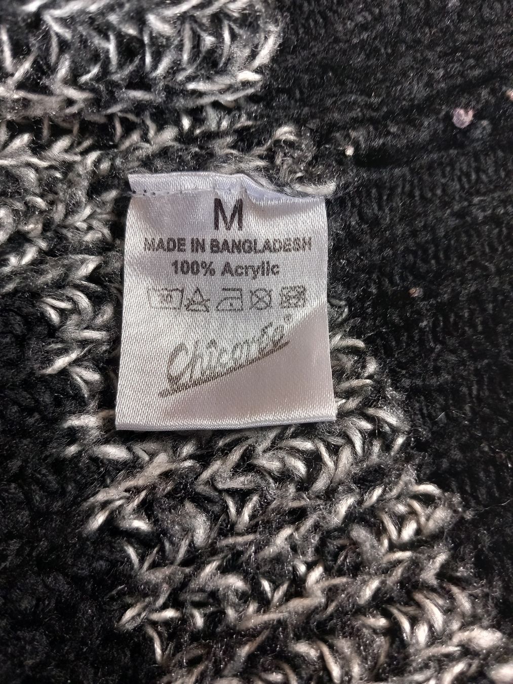 Pullover & Sweatshirts: Pull rayé noir et gris chiné en tricot – Gebraucht aus Faoug von per_kp6r 2