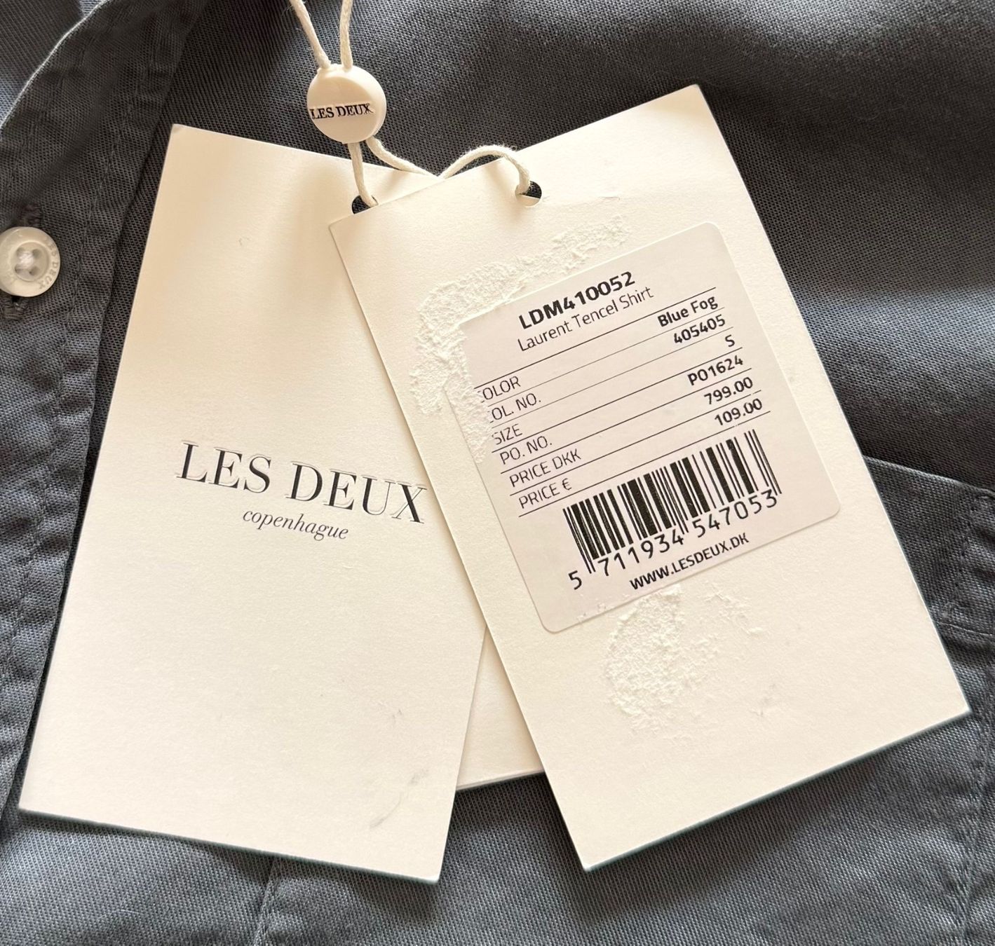 Camicie: Les Deux Hemd blau Grösse S Neu – Nuovo e nell'imballaggio originale da Nussbaumen AG venduto da brigitebardot 3