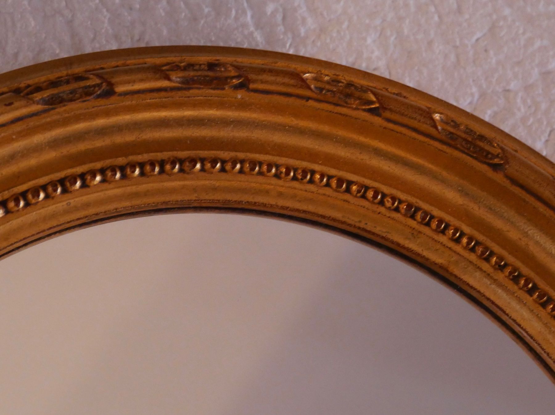 Specchi: Miroir rond doré chic et intemporel – Usato da Yverdon-les-Bains venduto da PeneloPe021 2