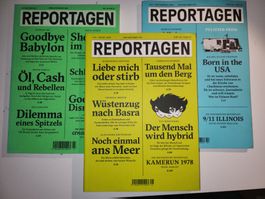 3 Reportagen Magazine Sammlung Jahrgang 2012/18/19