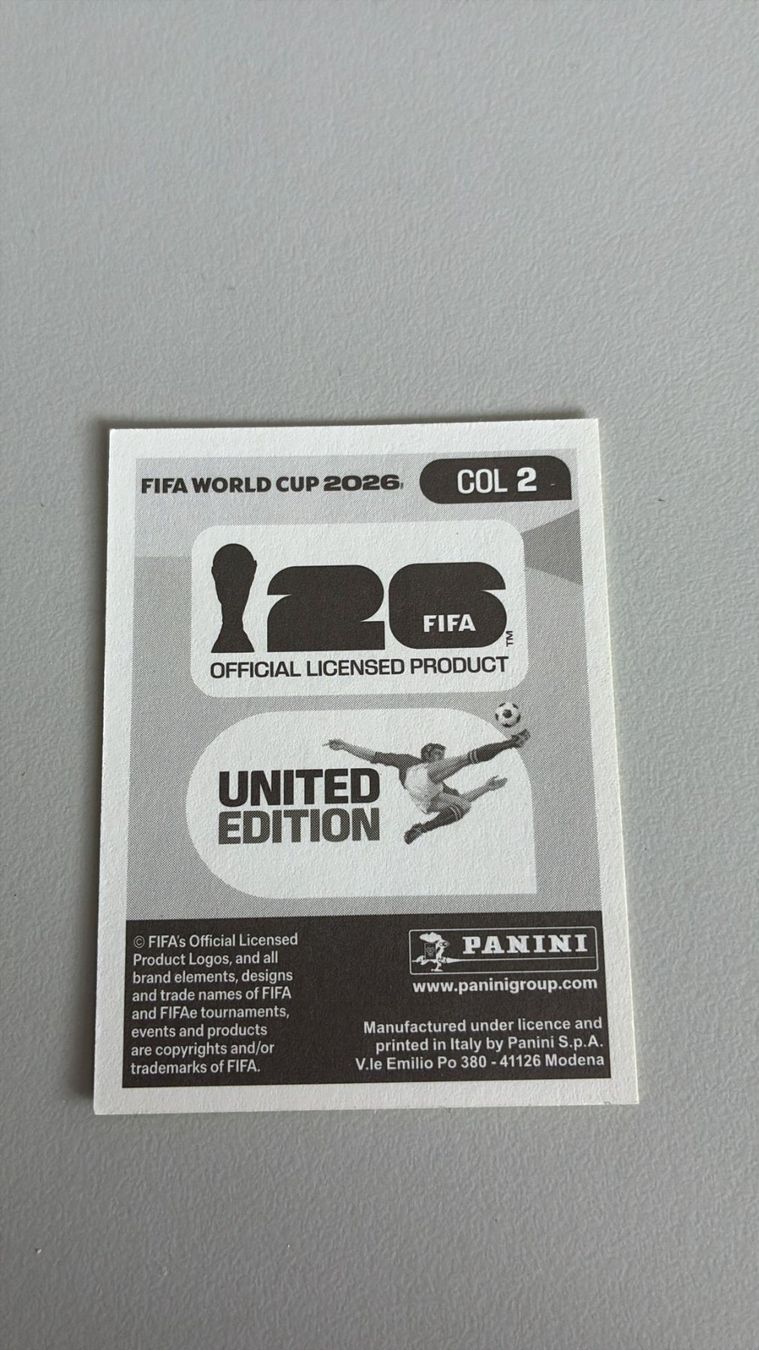 Panini Carte collezionabili: Carte panini 2026 - COL 2 – Nuovo (secondo la descrizione) da La Neuveville venduto da Ibo2300 1