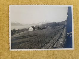 Altes Foto Umgebung Küssnacht am Rigi schwarzweiss
