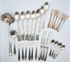 Versilbertes Besteck Sola 90, Swiss Made