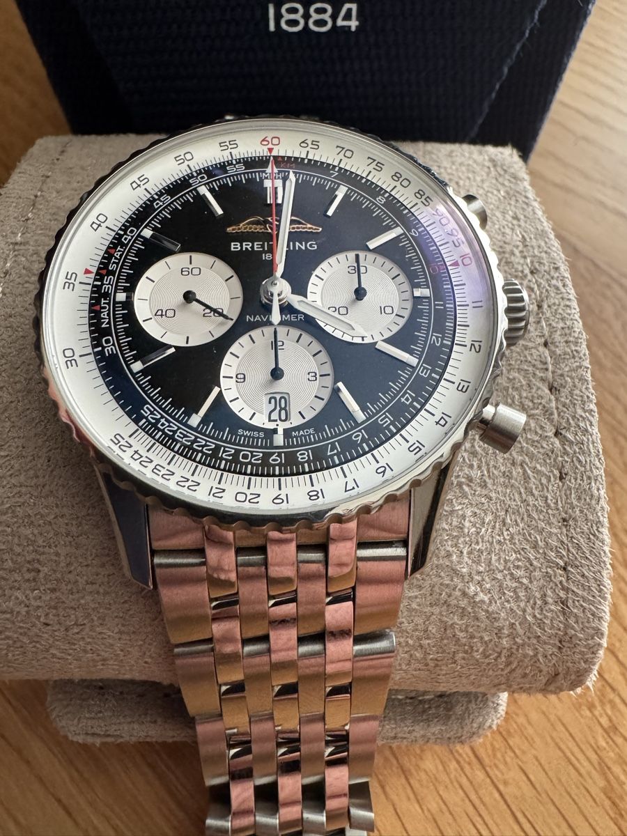Breitling Orologi: Breitling Navitimer B01 Chronograph 43mm, Full Set, Top Zust – Nuovo (secondo la descrizione) da Lyss venduto da marcopolo84 3