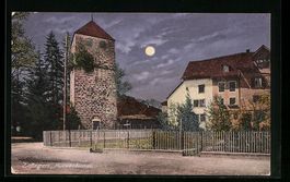 Zofingen, Pulverturm mit Strasse bei Vol