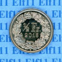 CHF___0.50 2016 vz-unz 50 Rappen