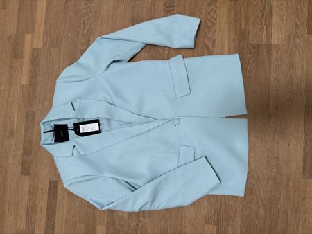 YAS Crystal Blue Blazer, Size S, New with Tag