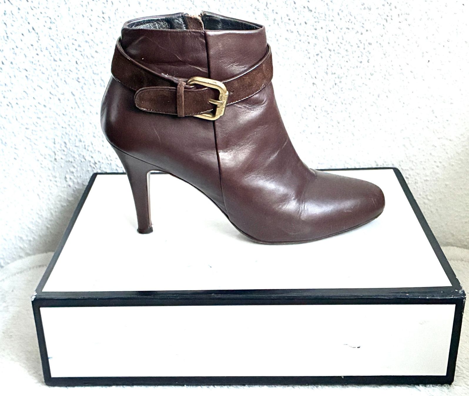 Navyboot Scarpe da donna: NAVYBOOT braune Leder Stiefeletten Grösse 39 – Usato da Kloten venduto da Nephty 3