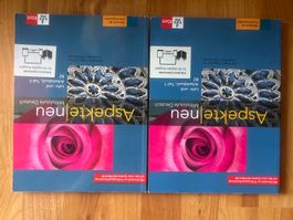 Aspekte neu, Deutsch B2, Teil 1+2, neuwertig!
