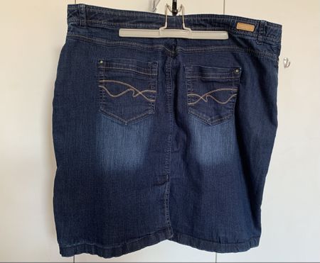 C. Vögele Jeansrock/Denim Skirt, 44, Style mit Verzierungen