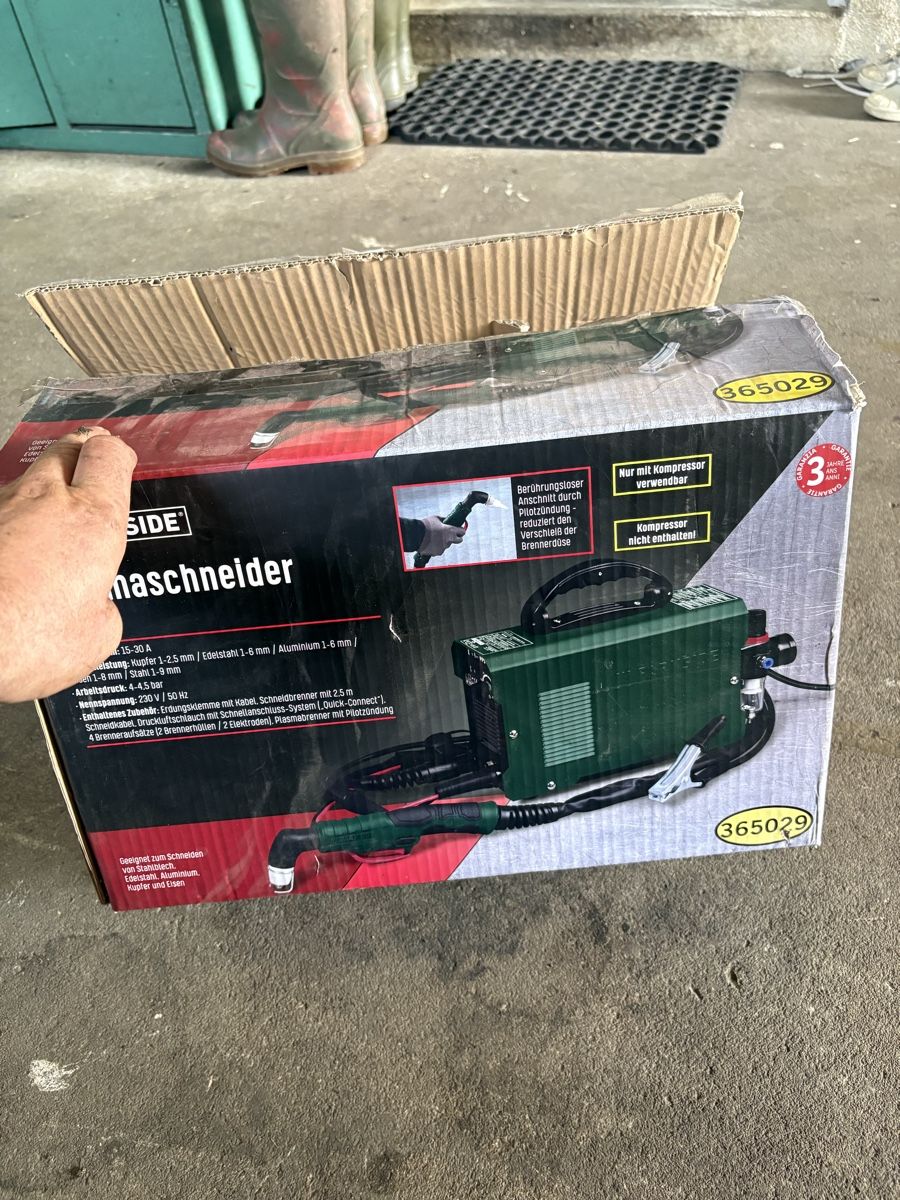 Parkside Tutte le macchine: Plasmaschneider  – Nuovo e nell'imballaggio originale da Fulenbach venduto da MF-Fan