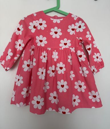 Jacadi Kleid Blumenmuster rosa Grösse 96 cm gebraucht