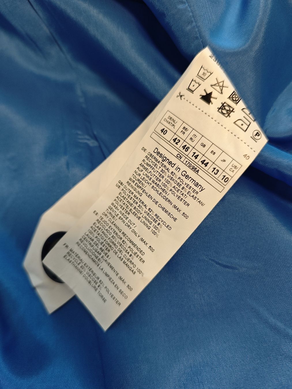 Gerry Weber Giacche: Gerry Weber Damenblazer, Gr. 40, Blau – Usato da Winterthur venduto da Murmel4 4