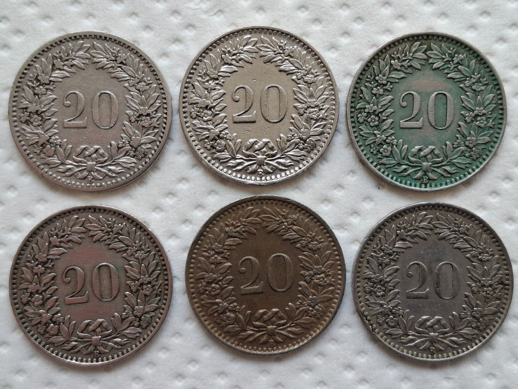 Toutes les monnaies: 20 Rappen (1900 - 1943) – D'occasion à Neuchâtel par Grandloupblanc 1