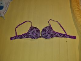 Sloggi BH 80B pink gemustert
