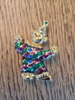 Vintage Clown Brosche - Ein Hauch von Zirkuszauber!