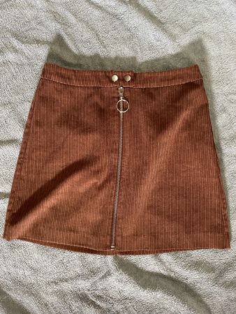Brauner Cord Rock