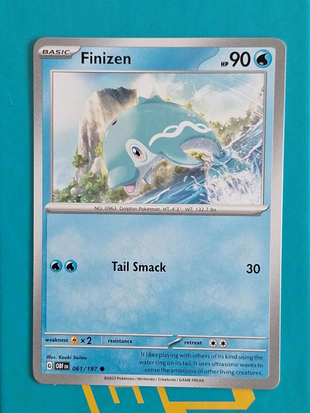 Pokémon Carte collezionabili: Finizen - Pokemon Obsidian Flames – Usato da Altstätten SG venduto da GGsGameshop