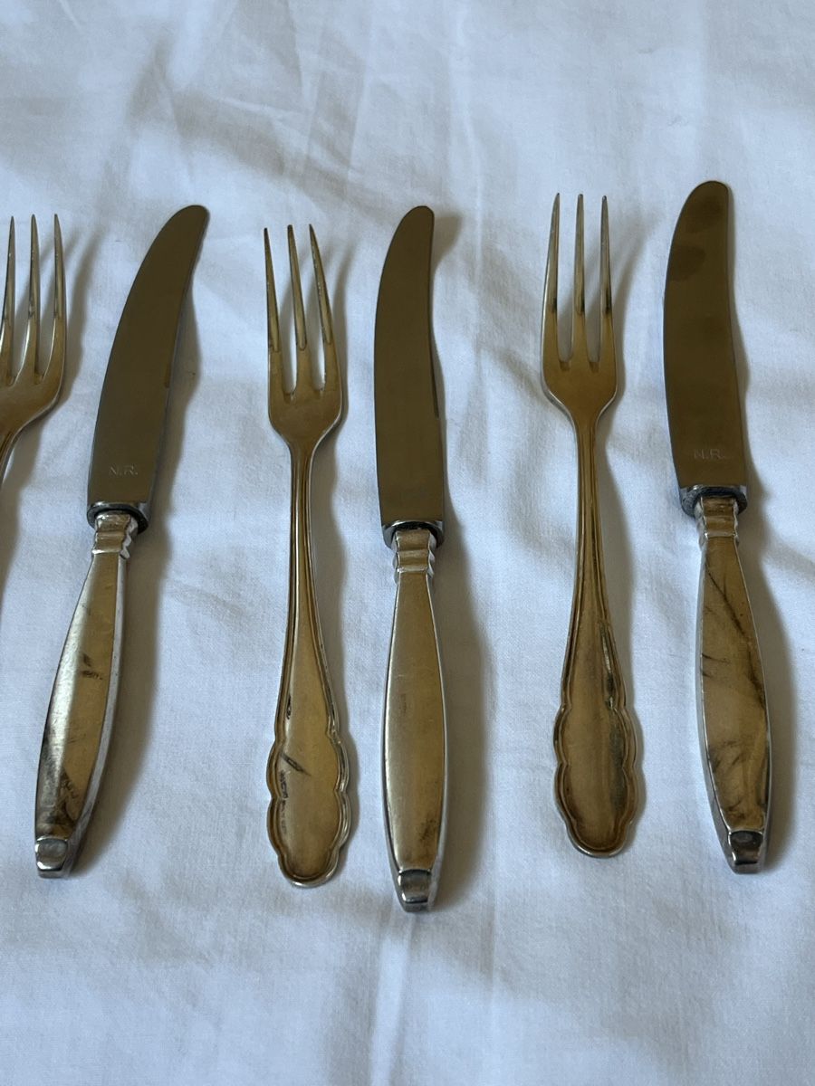 Bestecksets: Dessert Besteck versilbert – Gebraucht aus Münchenstein von Sozial_Labor_Brocki 2