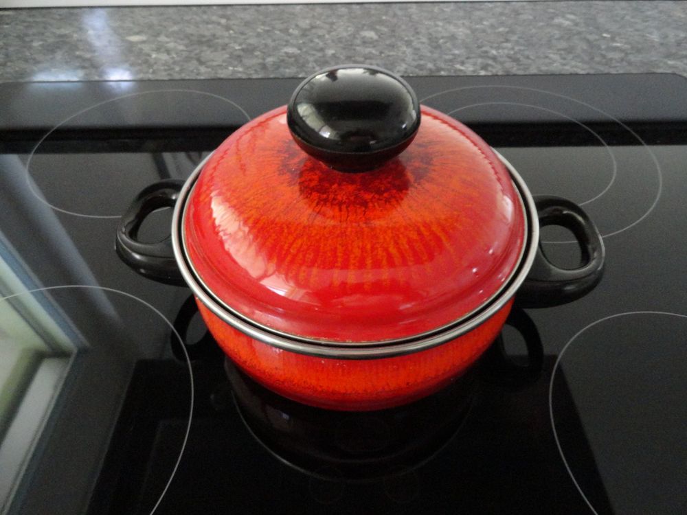 VINTORKY Milchtopf 1L Mit Ausguss - Edelstahl Kleiner Kochtopf Für Soßen Und Öl