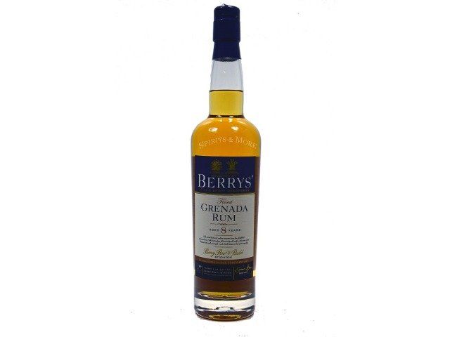 Bevande alcoliche: Berrys Rum Grenada 8 years 70cl 46% – Nuovo e nell'imballaggio originale da Niederrohrdorf venduto da Spiritsmore
