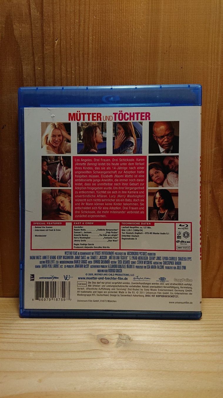 Tutti i DVDs: MUTTER UND TÖCHTER Blu-Ray – Usato da Wilderswil venduto da Exebub 1