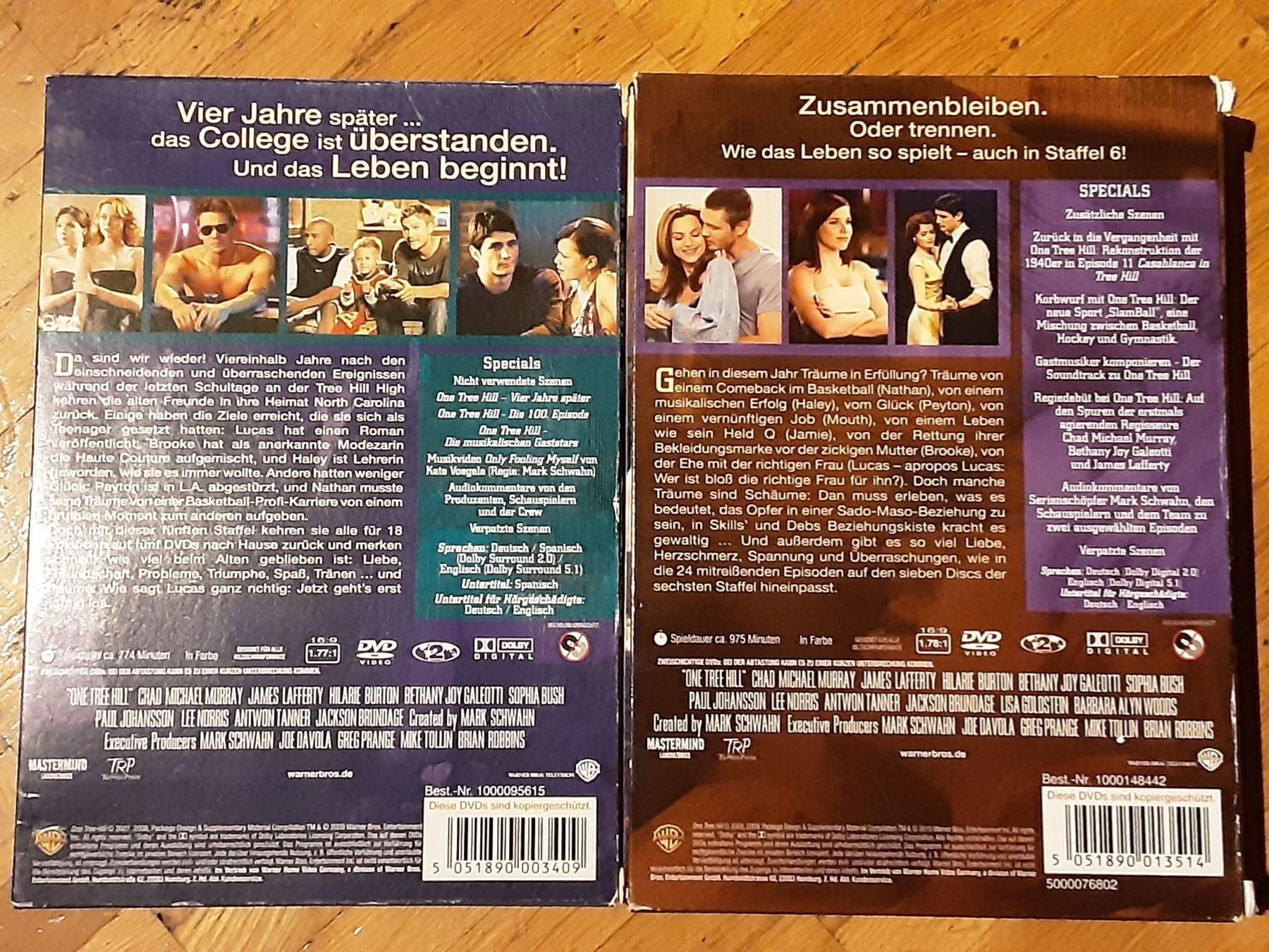 Tutti i DVDs: One tree hill Staffel 5 & 6 – Usato da Wallisellen venduto da Sawr 1