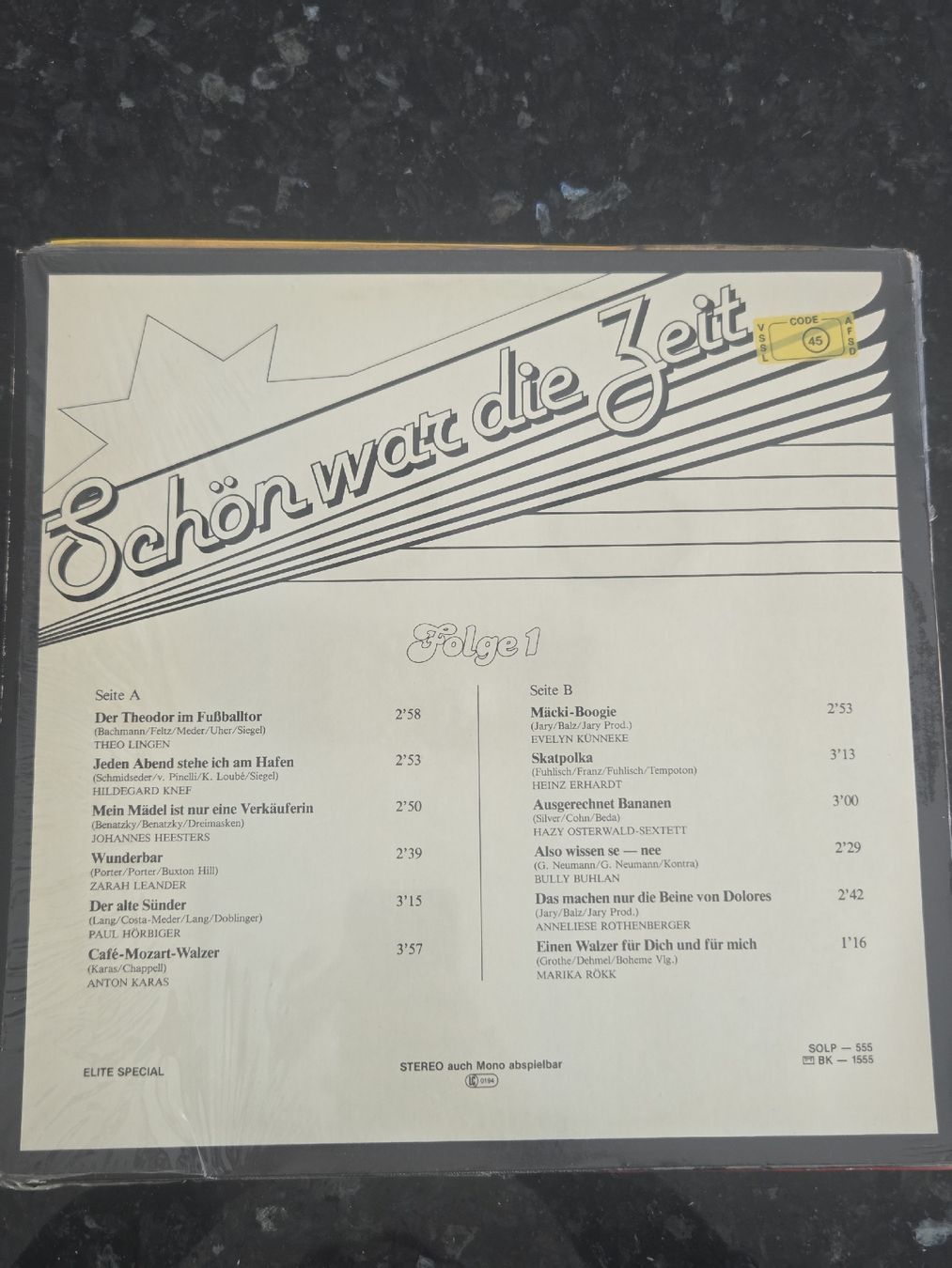 Dischi in vinile: Schön war die Zeit – Usato da Müntschemier venduto da Fee_00 1