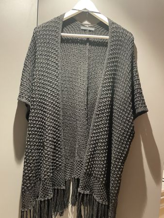 Schwarzer Cardigan, Gr. XS