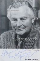 Derek Bond (1920-2006) Schauspieler - Autogramm