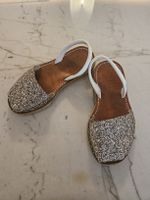 Supersüsse Glitzersandalen Naturals Menorca Grösse 32