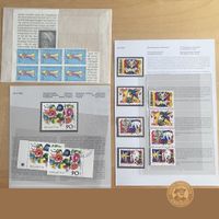 Künstler Briefmarken Schweiz Tinguely Knie Niki Lot