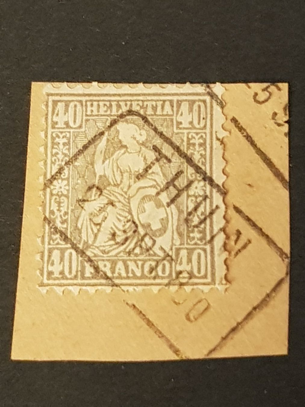 Tutti i francobolli: 42 (220.-) Sitzende Helvetia – Usato da Buttikon SZ venduto da Mstrubeli 1